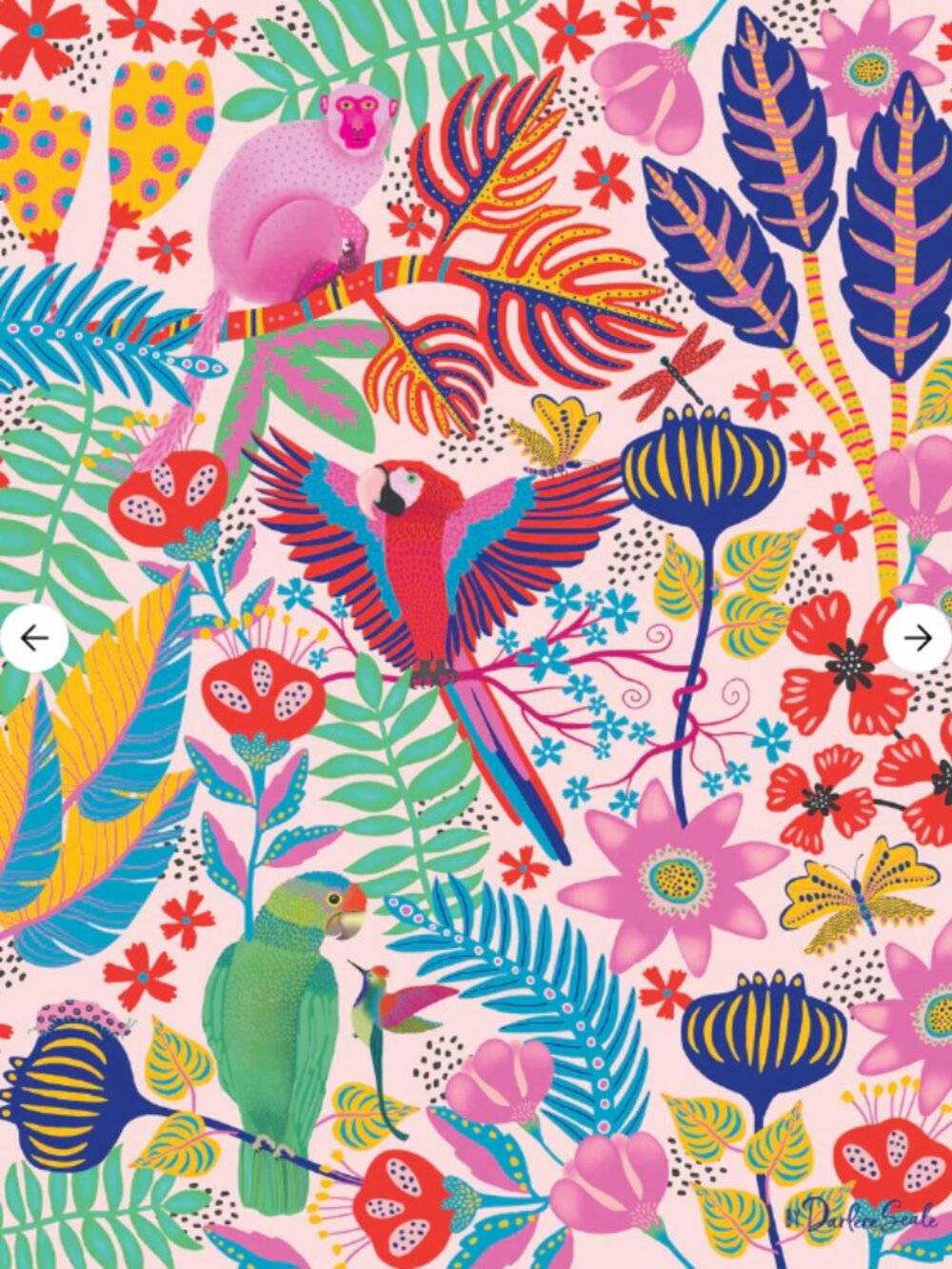 Jiggy Puzzle Electric Jungle by Darlene Seale